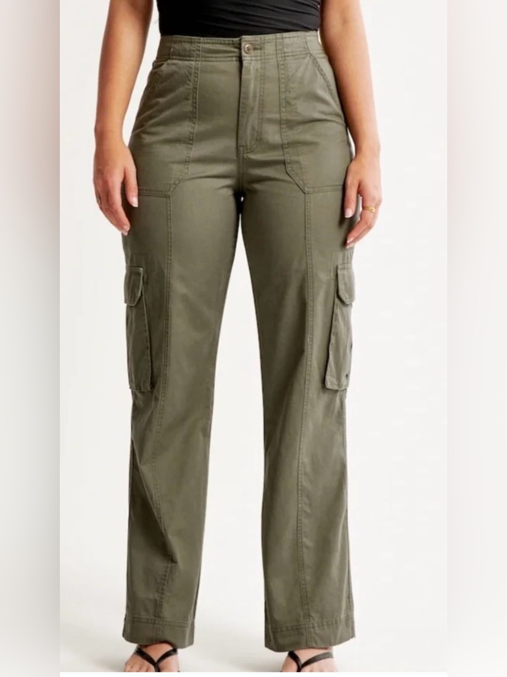 Abercrombie & Fitch Olive Utility Pants